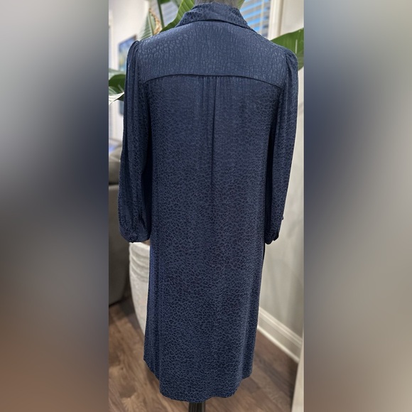 ✨NWT✨ Gerard Darel Blue & Black Cheetah Print Janelle Dress Size 36 (US Size 4) - Picture 5 of 16